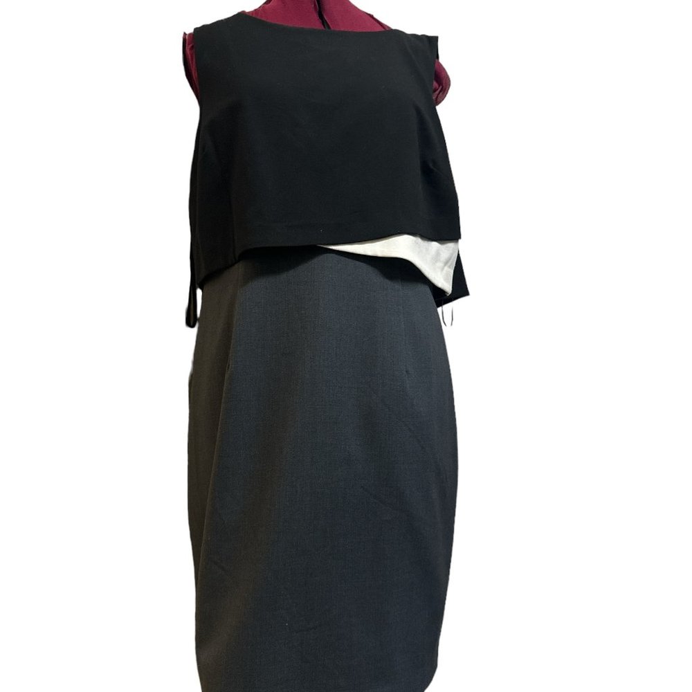 Ivanka Trump Missy Womens Black Casual Career Dress Size 14